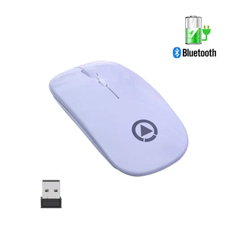 2020 Новый Беспроводной Мышь компьютерные Bluetooth Бесшумная мышь Перезаряжаемые