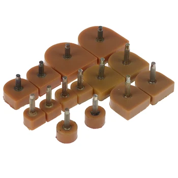

10pcs = 5 Pairs Brown High Heel Shoes DIY Repairs Tips Pin Dowels Lifts Replacement
