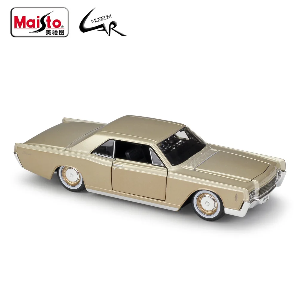 

Maisto 1:26 Lincoln Continental 1966 Metal Diecast Rally Scale Car Model Kit Display Collections Gift Toy