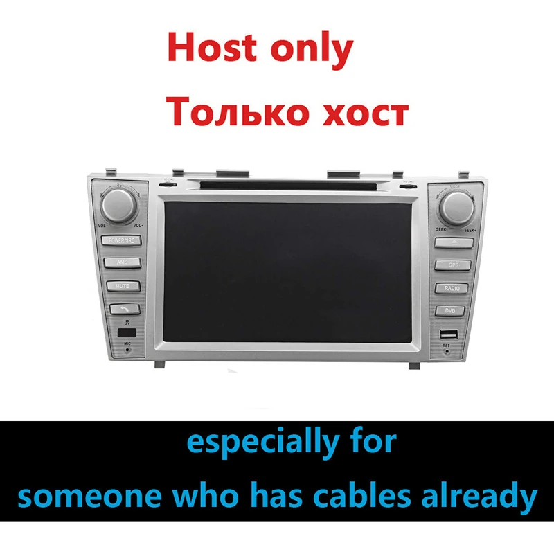 no Acces. 2 Din " WINCE 6,0 мультимедиа автомобильный DVD gps навигатор для Toyota Camry 2007 2008 2009 2010 2011 стерео радио, SD, USB TF - Цвет: no Acces.