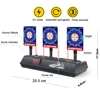 Auto-Reset Electric Target For Nerf Guns Bullets Toys For Beads Blaster Gun Toy Parts High Precision Scoring Practice Target 3