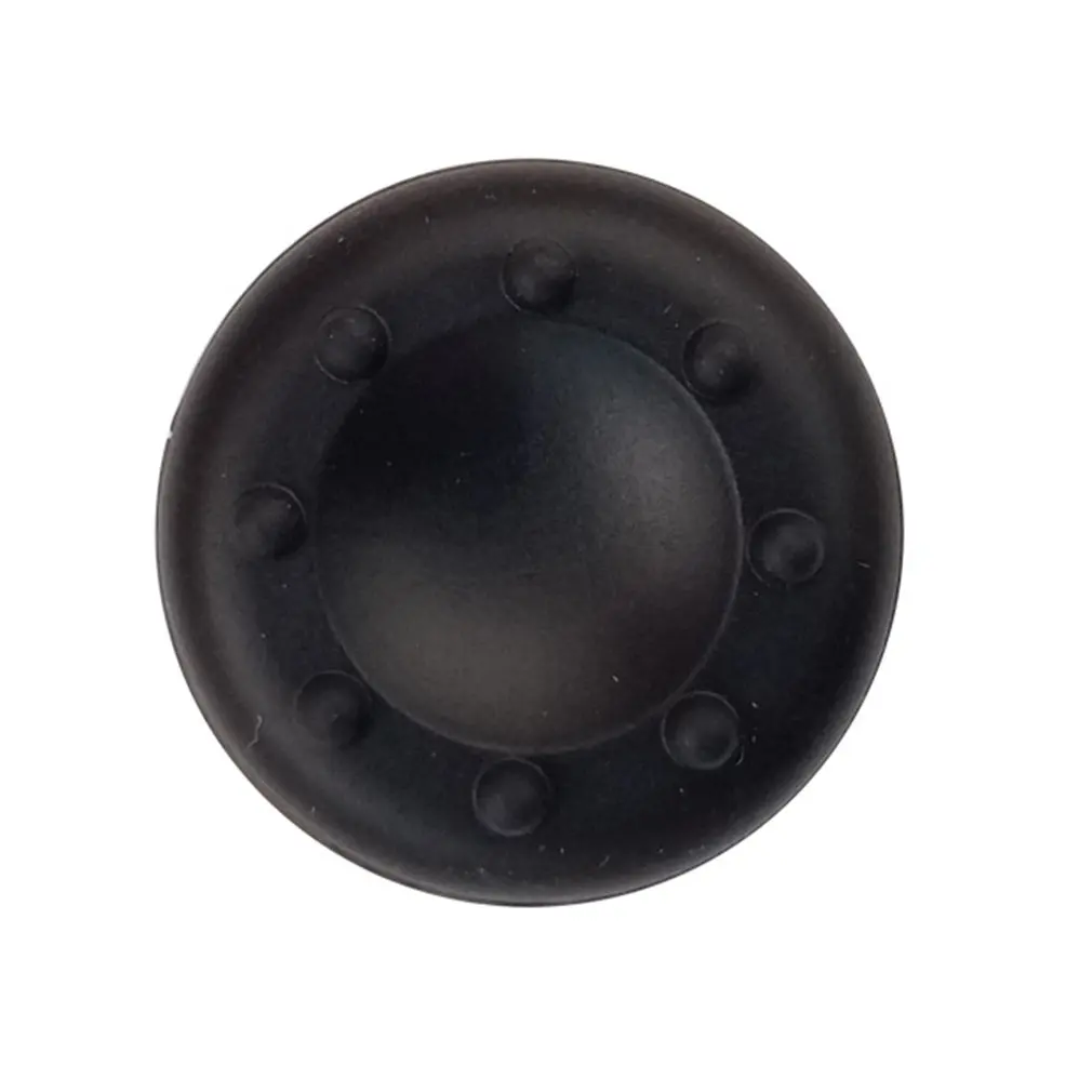 Мягкий силиконовый гель Стик ручка Кепки джойстика Крышка для игрового контроллера - Цвет: black