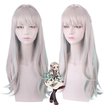 

Toilet-Bound Hanako-kun Cosplay Kito Akari Wig Toilet-bound Hanako-kun Wig Long Women Hair Gray Straight Hair Accessories
