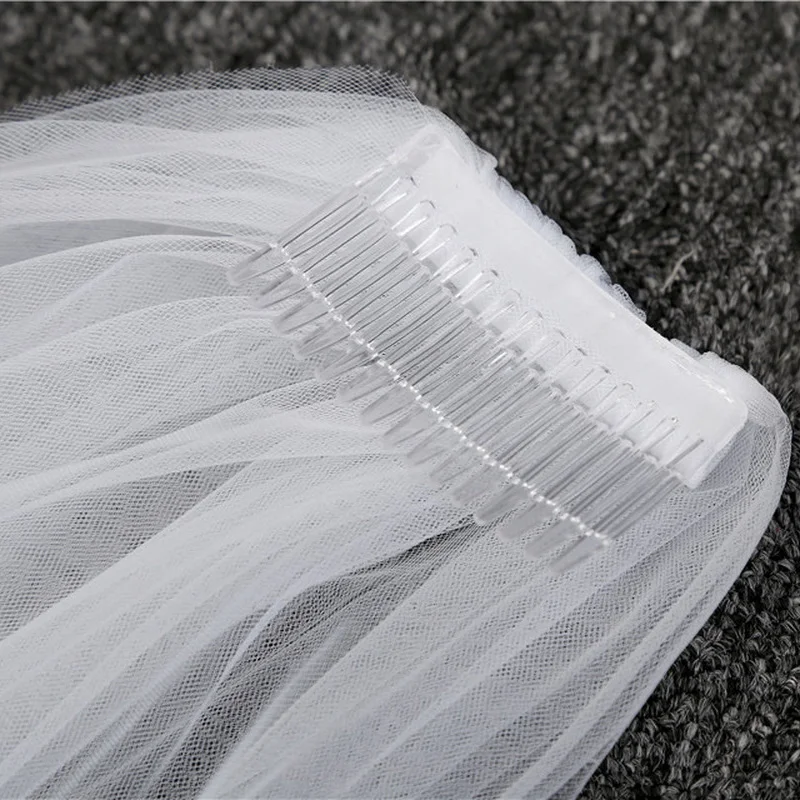3M or 2M 1layer White Ivory Wedding Veil Long Bridal Veil Head Veil Wedding Accessories Wedding Chapel Veil Bridal Accessories