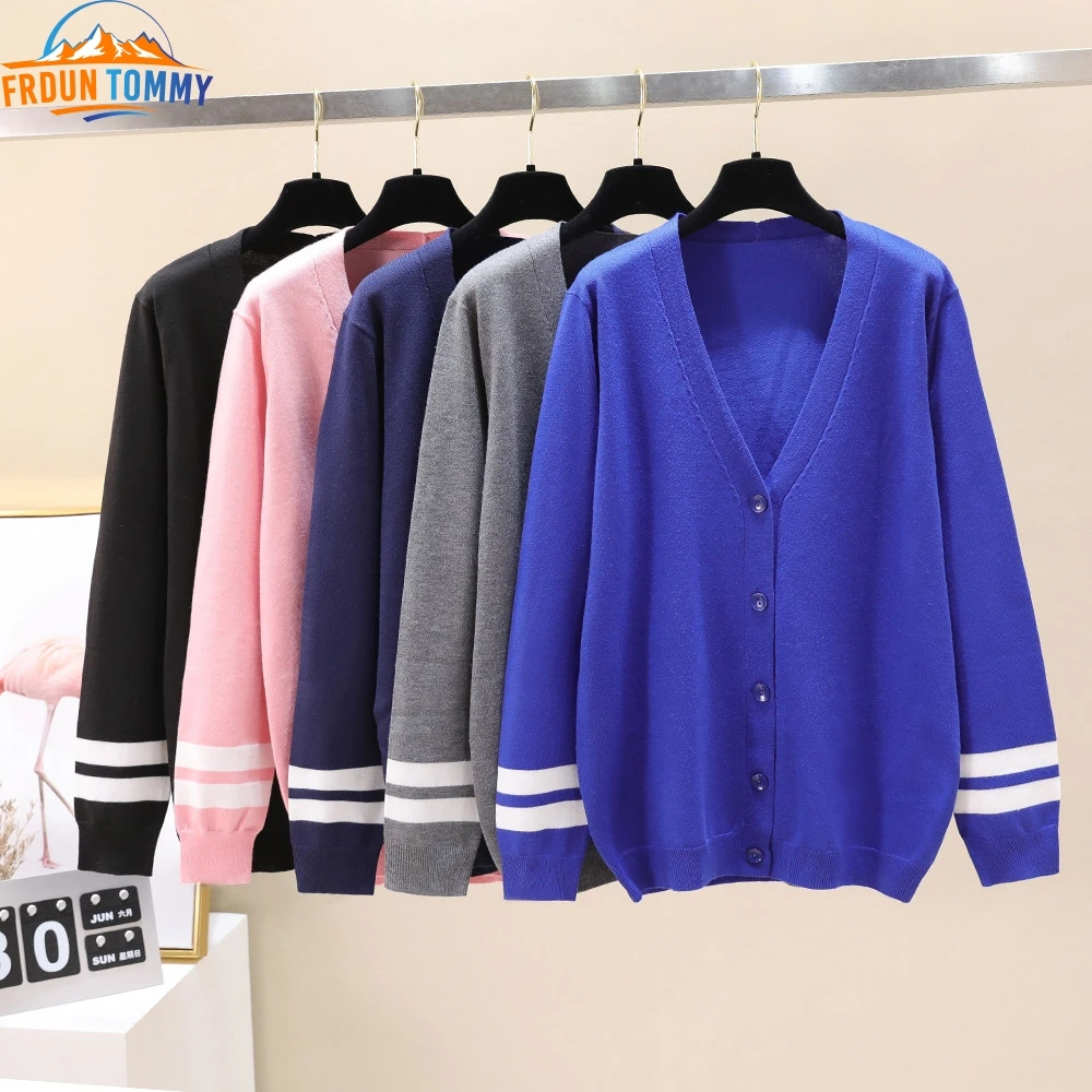 Женский/мужской однотонный кардиган свитер с V-образным вырезом Осень-зима 2019 |
