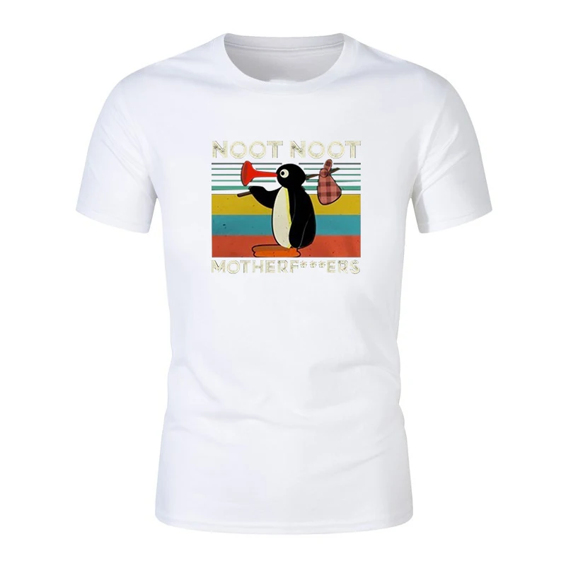 

2020 men's penguin pattern casual men's t-shirt