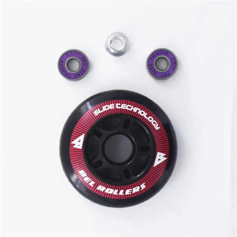 

88A ROLLERS Patines Tyre for SEBA High ksj HV FR FRM Inline Skating Wheel BLUE RED Slide wheel FSK Slalom wheel ILQ11 bearing