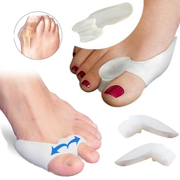 

Foot Care Tool Bunion Corrector Silicone Foot Pads Big Toe Separators Pain Relief Pedicure Tool Professional Orthopedic Mats