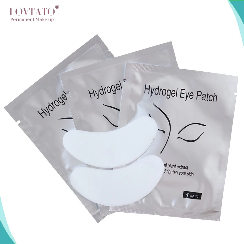 Патч для глаз гидрогелевый ресницы глазные гель патчи без ворса наращивания