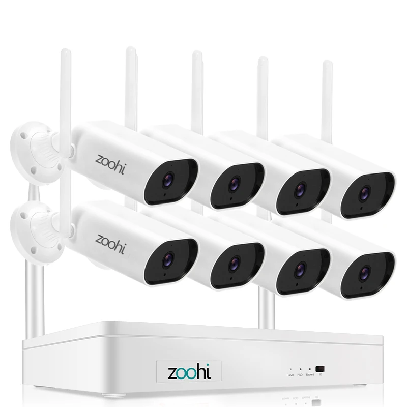 wireless security camera system Zoohi 3MP Wireless Camera System HD Video Surveillance Camera Wifi Outdoor Security Camera System Sound Record Night Vision floodlight cam surveillance cameras Surveillance Items