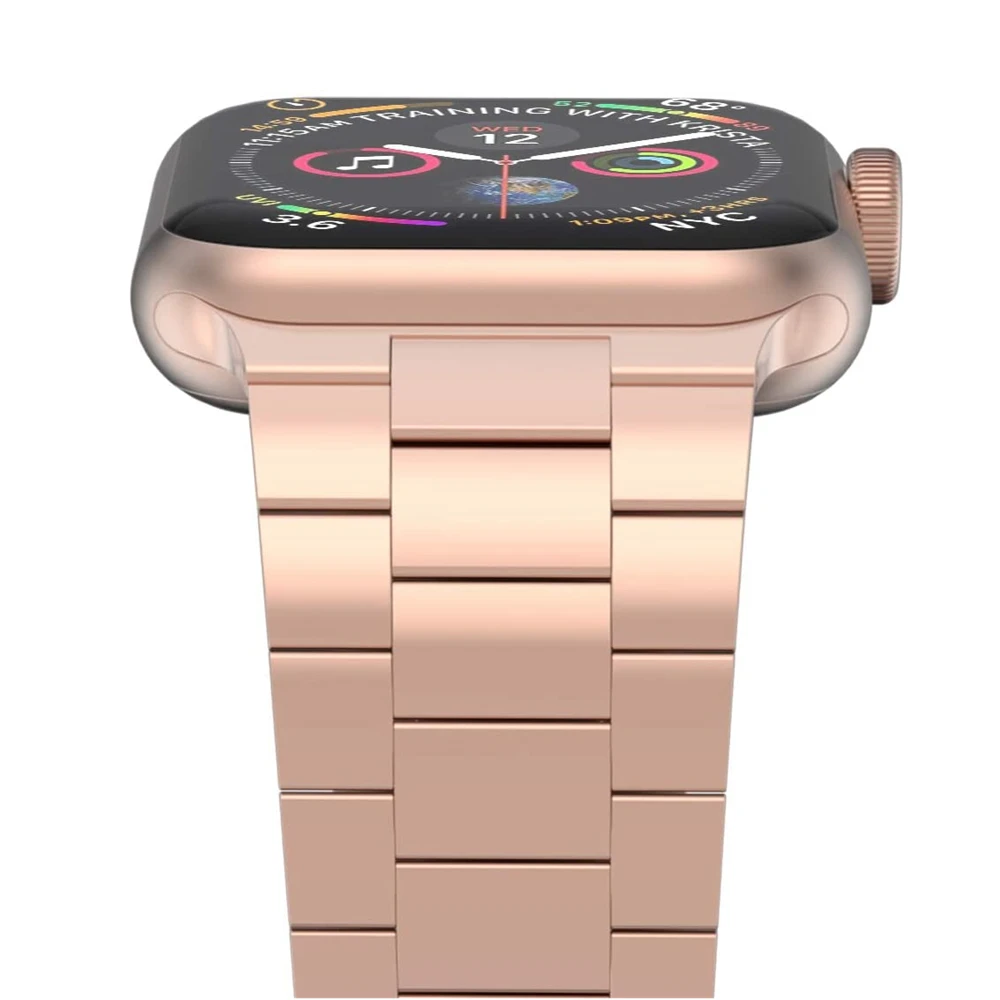 Ремешок из нержавеющей стали для apple watch 7 браслет SE Series 6 5 3 iwatch band 44 мм 42 40 38 |