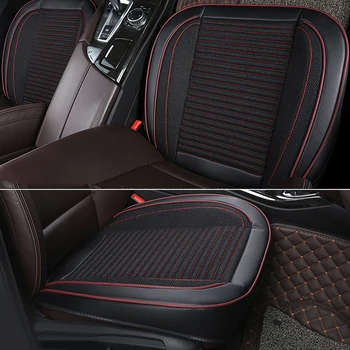

PU Leather Car Seat Cover Truck Universal Front Cover Convenient 55*55cm 1PC