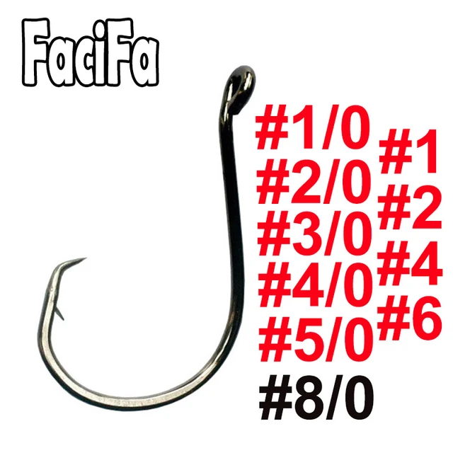 Circle Fishing Hooks Saltwater  Light Circle Hooks Saltwater - 100pcs 1/0  8/0 Light - Aliexpress