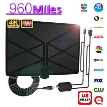 

960 Mile Range Antenna TV Digital HD Skywire 4K Antena Digital Indoor HDTV 1080P