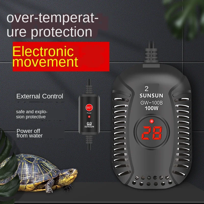 Turtle Temperature Aquarium Heater Aquarium Electricheating Rods Digital  Temperature Controller In Stick Fish Tank Turtle Tank - AliExpress