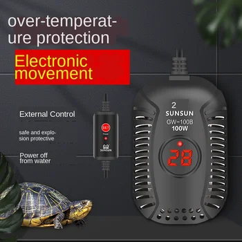 

Turtle Temperature Aquarium Heater Aquarium Electricheating Rods Digital Temperature Controller In Stick Fish Tank Turtle Tank