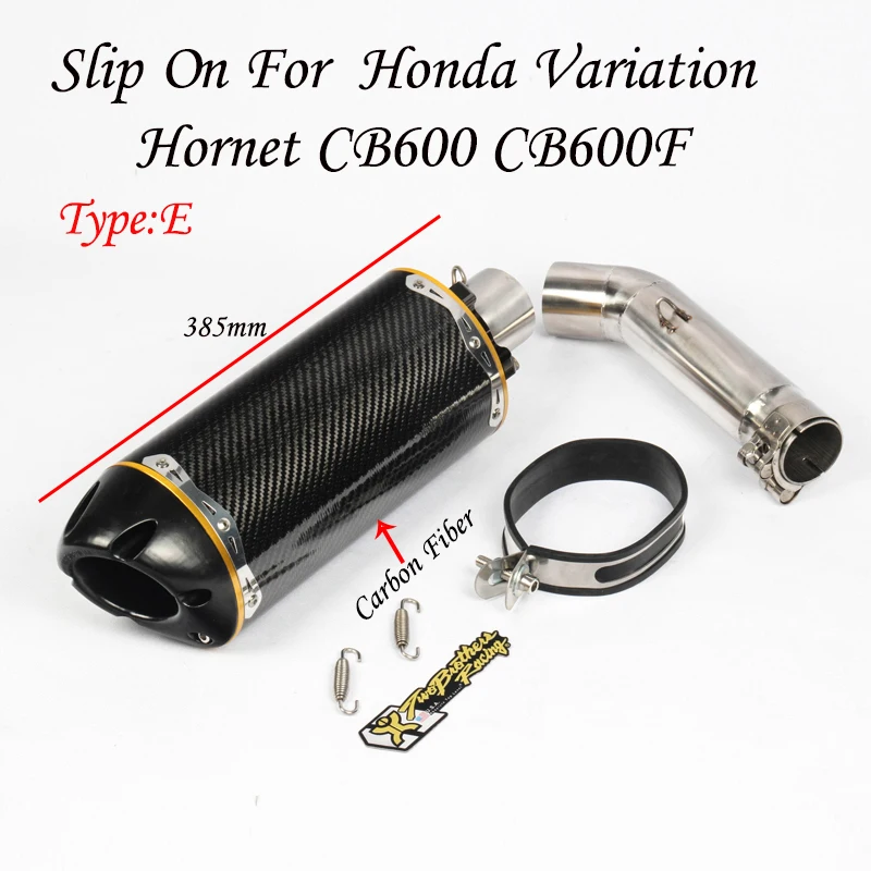 Для Honda Variation Hornet 600 CB600F CB600 мотоцикл глушитель выхлопной трубы со съемным DB Killer США два брата