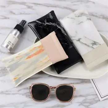 

Marble Pattern Glasses Box Spectacle Optical Glasses Bag Waterproof PU Portable Sunglasses Holder Eyewear Protector Glasses Case