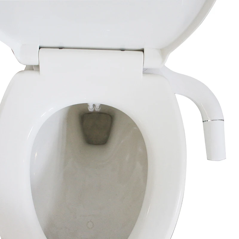 Bidet Attachment Ultraslim Toilet Seat Dual Nozzle Adjustable Water