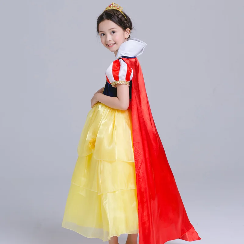 

Childrenswear 2019 New Style Snow White Princess Girls Dress Children Halloween Performance Costume