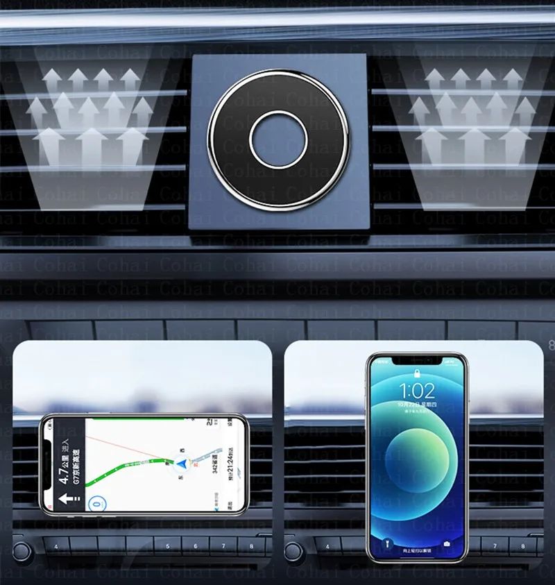 Universal Magnetic Car Phone Holder and Stand