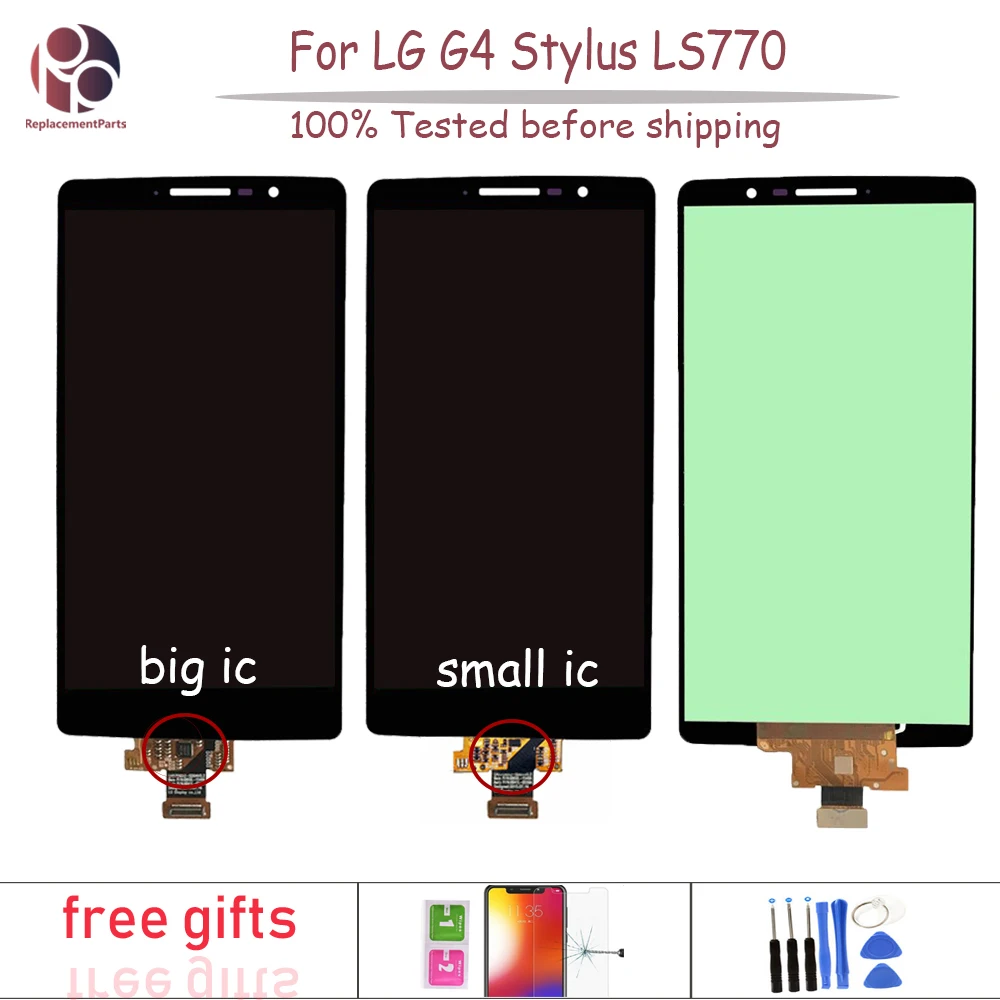 

For LG G Stylo LS770 MS631 H634 No dead pixel LCD Display Screen Touch Panel Digitizer Assembly For LG G4 Stylus H635 H630
