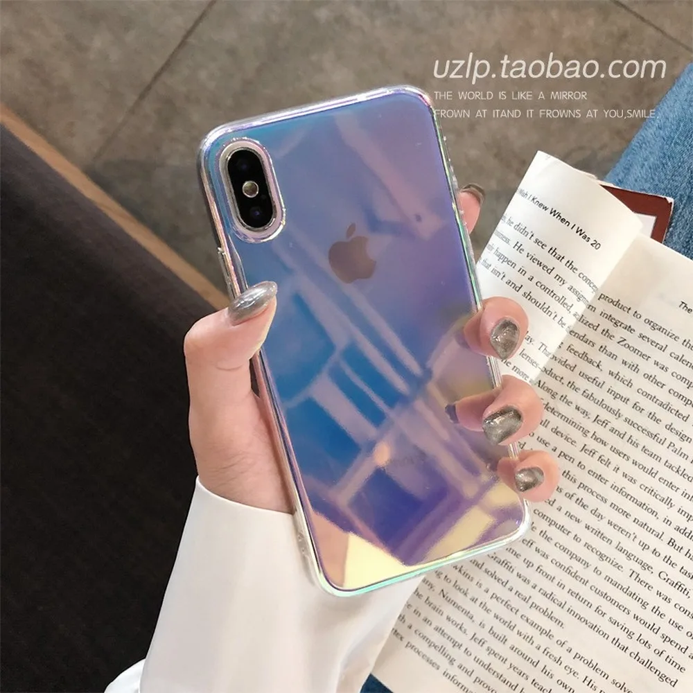 Холодный воздух покрытие зеркальный чехол для телефона для IPhone 11 Pro Max X XS Max устойчивый противоударный бампер чехол для IPhone 6 7 8 Plus Funda