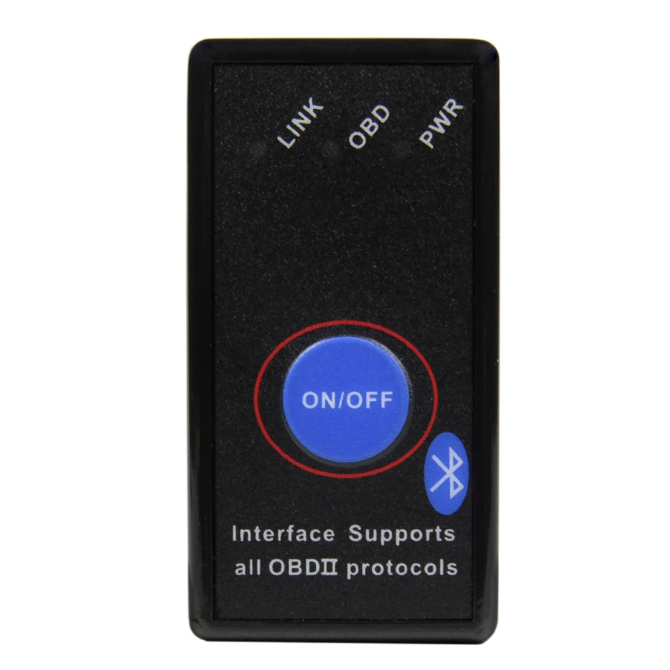 PIC18F25K80 чип Mini ELM327 Bluetooth V1.5 OBD2 диагностический инструмент с переключателем ELM 327 V 1 5