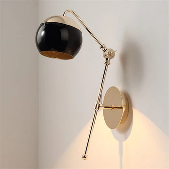 

Nordic Loft LED Kitchen Dining & Bar Vintage Wall Lamp Adjusted Modern Iron Wall Lights Luminaire Solar Lights Sconce Children