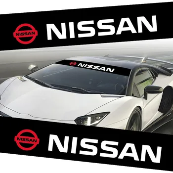 

Car Front Back Window Reflective Sticker Windshield Decals for Nissans Nismo X-trail Almera Qashqai Tiida Teana Automotive Goods