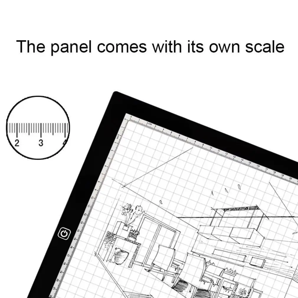 

Portable LED Touch Board Drafting Graphics Tablet Animation Drawing Copy BoardHK