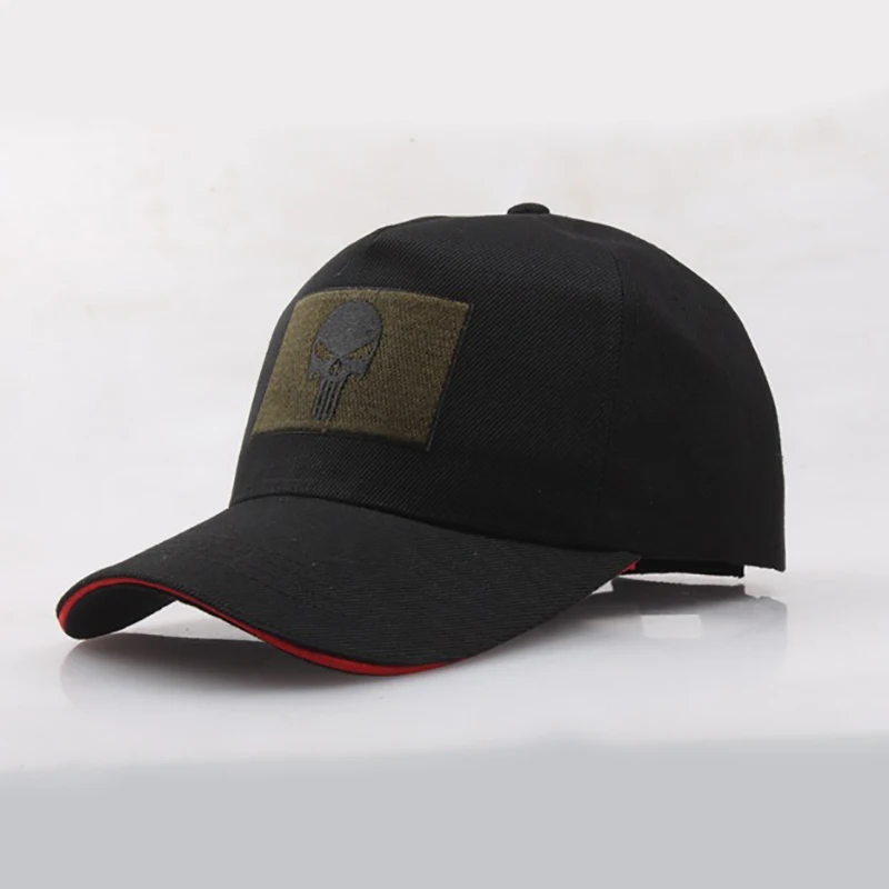 Высокое качество мужская бейсбольная кепка с черепом США Каратель Snapback шапка