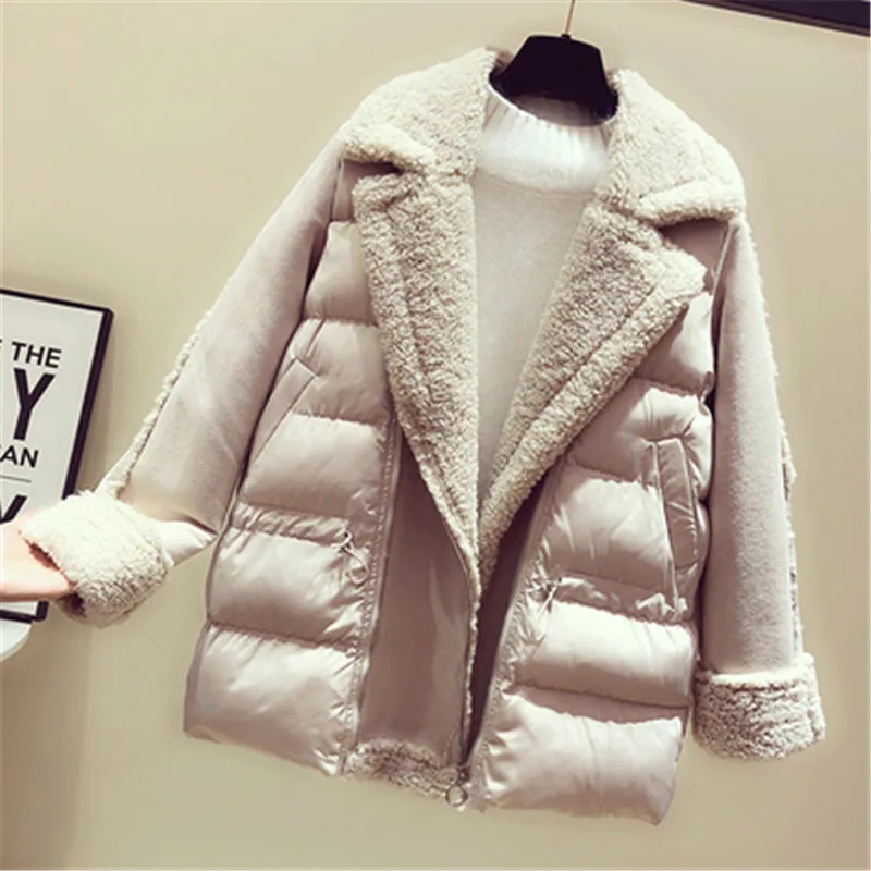 Chaqueta de plumón para mujer parrafo corto invierno nueva moda Повседневная chaqueta de plumón para mujer - Цвет: 1