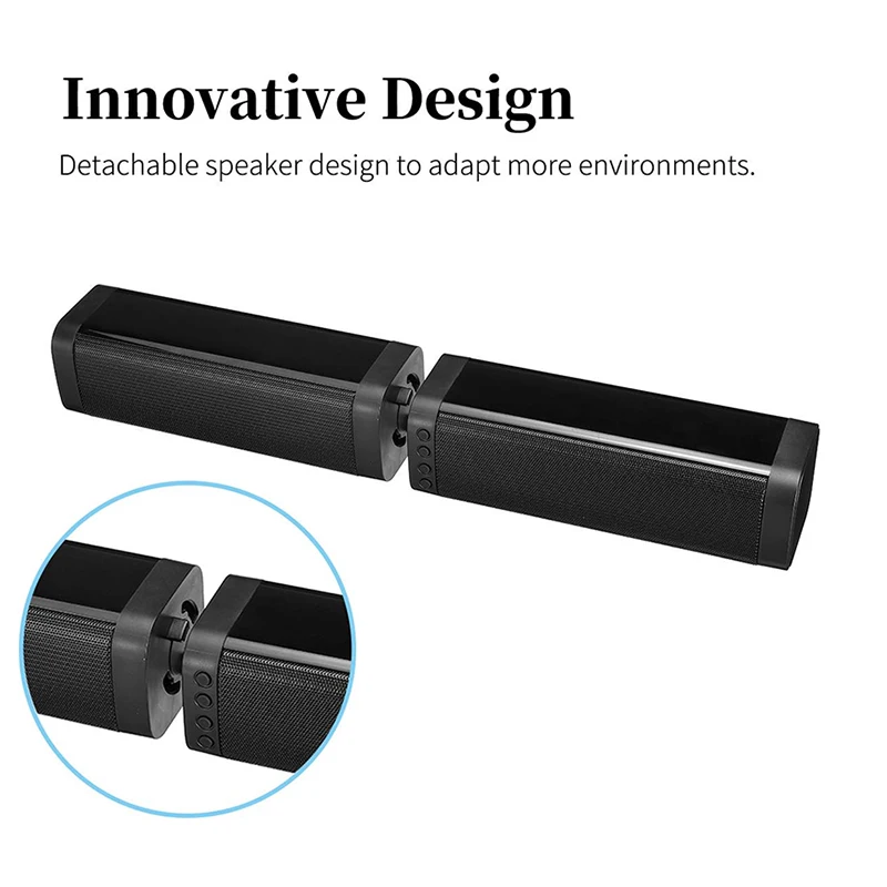 20W Detachable bluetooth Soundbar V5.0 Wireless