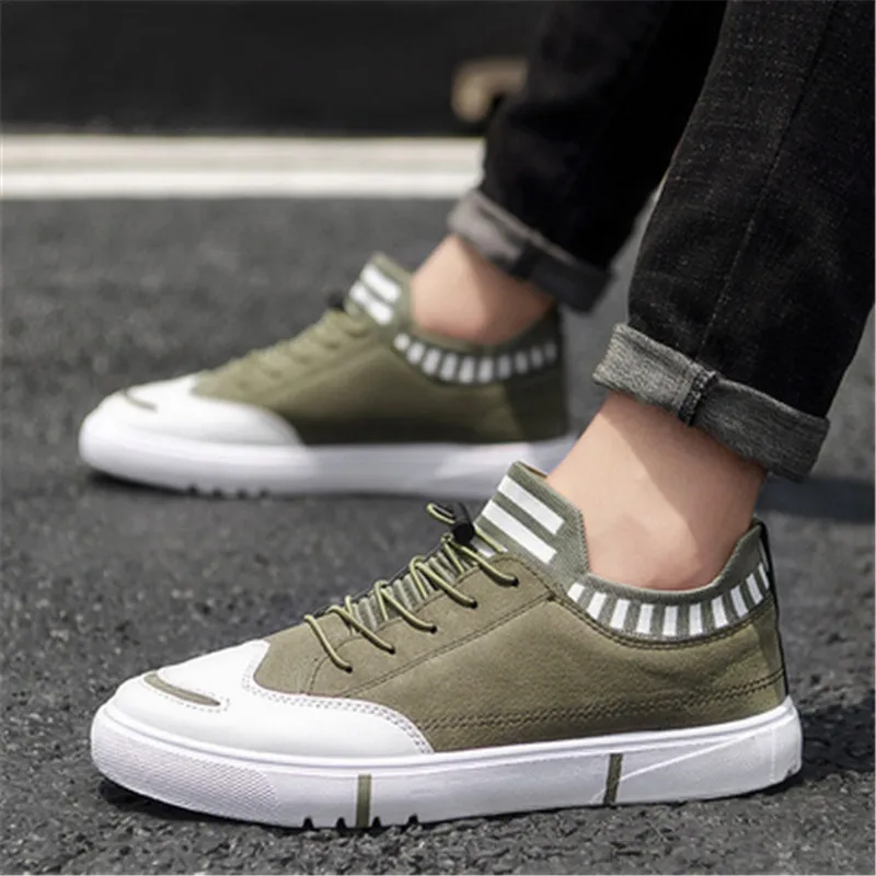 Men's breathable canvas shoes spring and autumn new wild casual shoes comfortable shoes wild