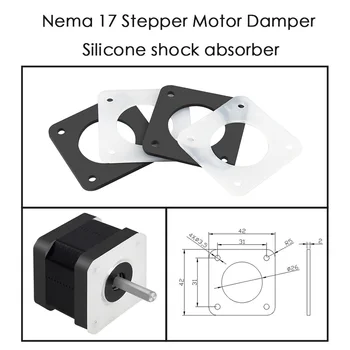 

Nema 17 Stepper Motor Damper Silicone shock absorber Reprap Isolator 42 Motor Absorber For 3D Printer parts Motor CNC machinery