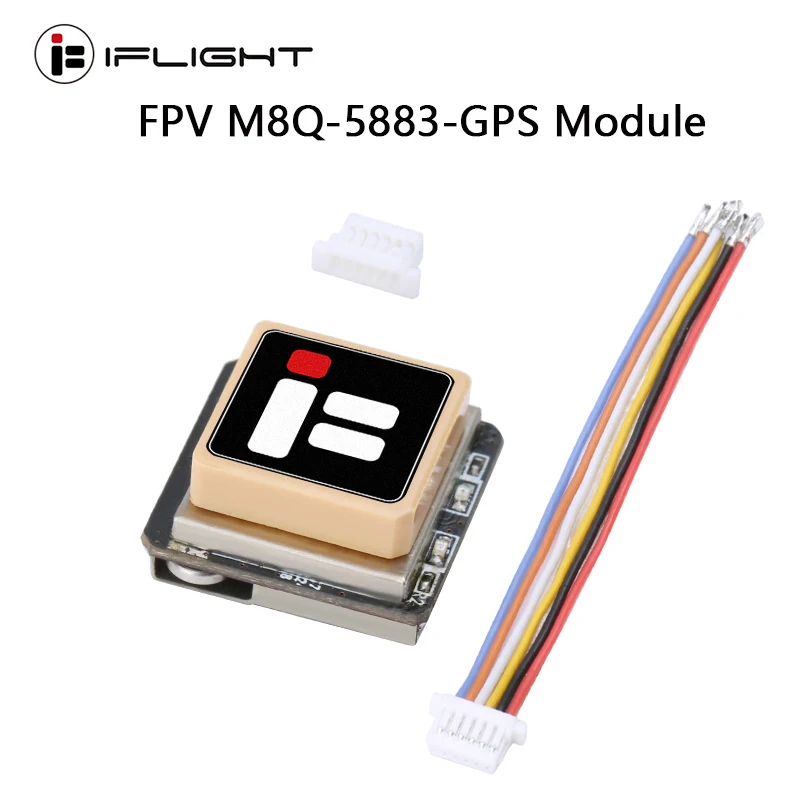 

IFlight FPV M8Q-5883-GPS модуль V2.0 встроенный QMC5883L компас модуль Встроенный TCXO Crystal и Farad конденсатор для FPV дрона