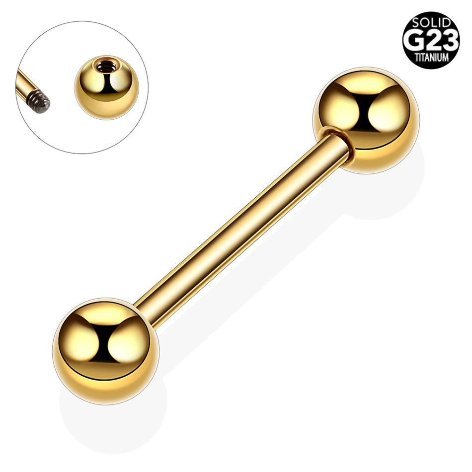 G23 Titanium Tongue Piercing Women Sexy Tongue Rings Industrial Barbells Sexy Body Jewelry For Bar Girls 10Pcs/20Pcs/50Pcs piercing jewelry body piercing jewelry body jewelry