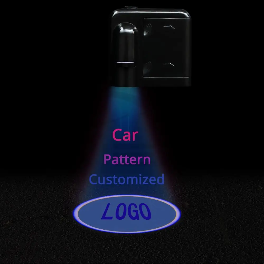 2X приветственная лампа подсветка двери автомобиля с логотипом лазерный светильник DC 5 в универсальный беспроводной проектор светильник атмосферный автомобильный светильник аксессуары для автомобиля