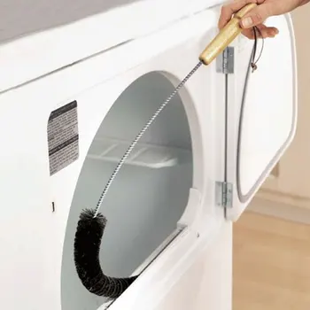 

Refrigerator Condenser Coll Cleaning Brush Clothes Dryer Lint Vent Trap Cleaner Brush Foldable Washing Machine Home Brush