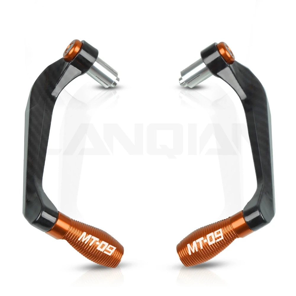 For Yamaha MT09 FZ09 Motorcycle Brake Clutch Levers Guard Protector MT-09 FZ-09 MT 09 FZ 09 Parts - Цвет: Orange MT09