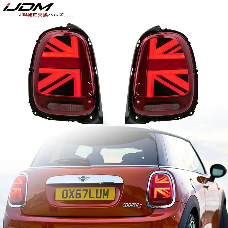 IJDM для Mini cooper F55 F56 2014 upRear задние фонари в сборе 12 3D оптический Юнион Джек