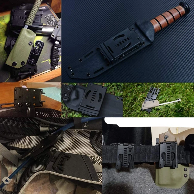 Tactical Belt Loops Belt Clip Pistol Holster Knife Kydex Sheath QLS MOLLE Quick Locking System Gun Holster Platform Mount pistol holster,belt clips,gun holster,gun accessories