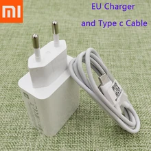 Быстрое зарядное устройство Xiao mi 9 mi 9 QC4.0 27W EU адаптер быстрой зарядки type C для mi 9 8 SE 9T 6 A3 Red mi Note 7 8T 8 Pro K20 Pro