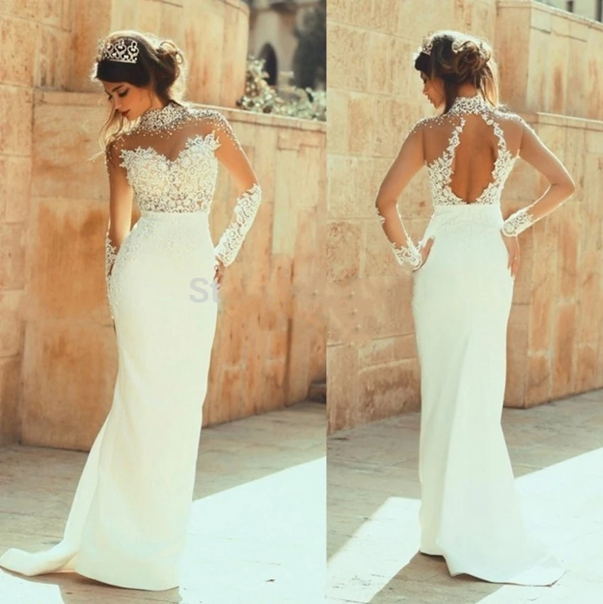 Элегантные вечерние платья с длинным рукавом и кружевной аппликацией, платье русалки, платье для подружки невесты