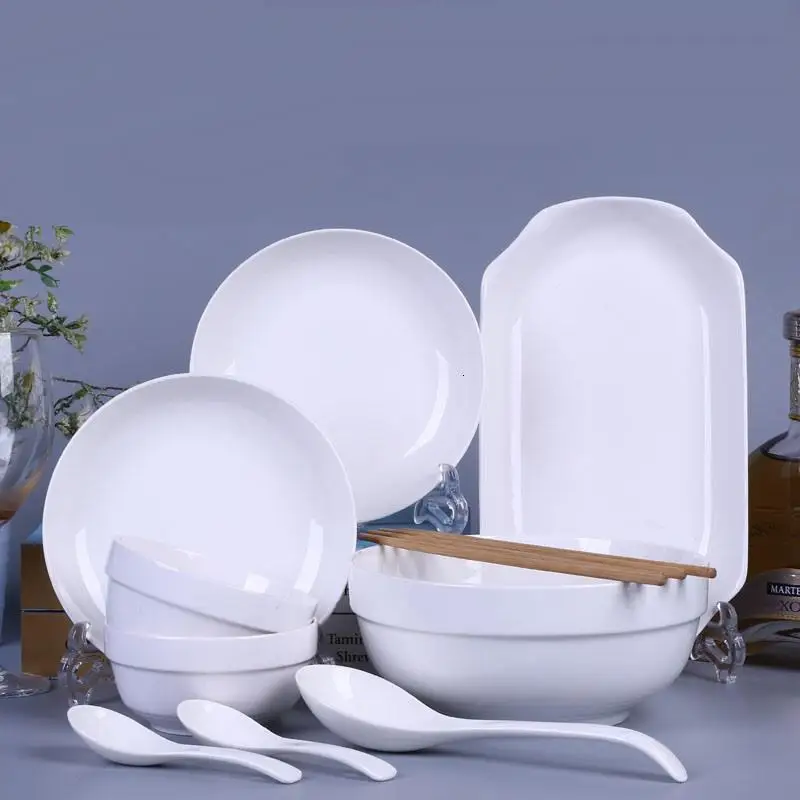 MODEL O Фарфоровая тарелка для мороженого Mutfak Malzemeleri Корейская столовая посуда Ramen лапша миска столовая посуда суп бар керамическая кухонная чаша - Цвет: MODEL O