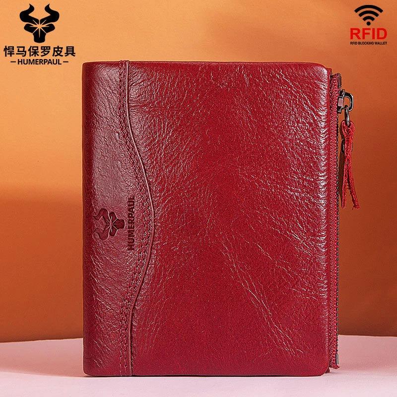 Новый RFID Для мужчин кошелек Блокировка защита от кражи сканирования мужской