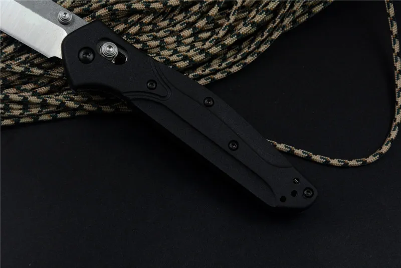 OEM 940 Axis Pocket Knife Nylon glass fiber handle D2 blade Copper washer folding camp hunting Folding outdoor Knives