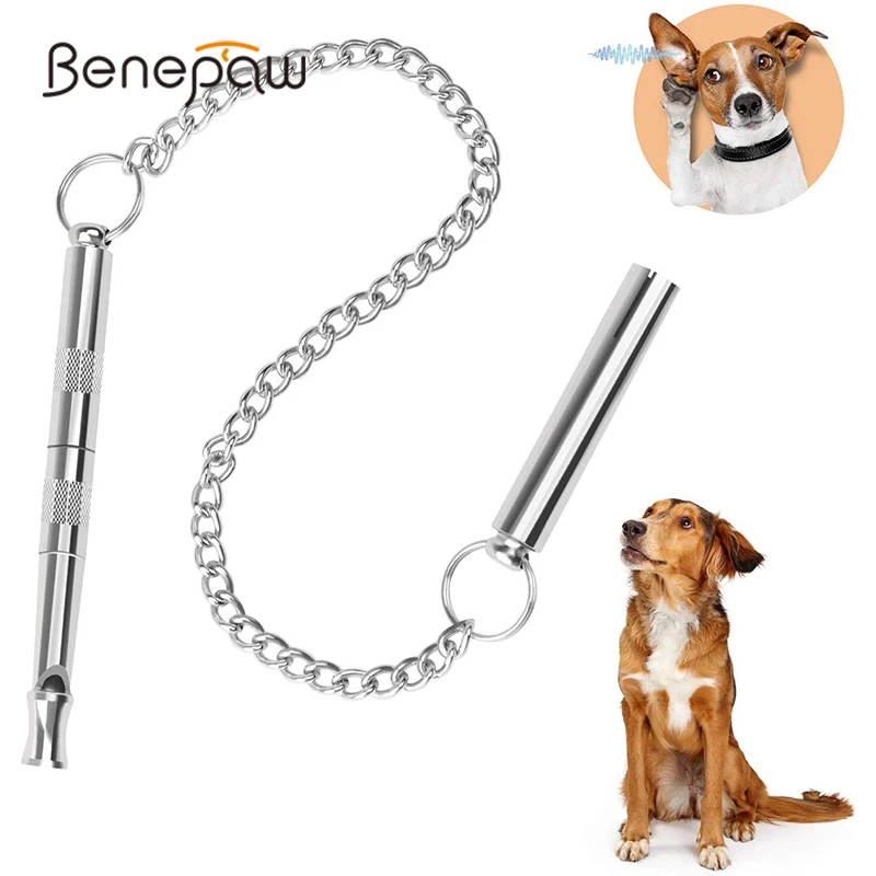 Benepaw Professional Ultrasonic Dog Whistle Adjustable Pitch Effective Stop Barking Training Device font b Pet b