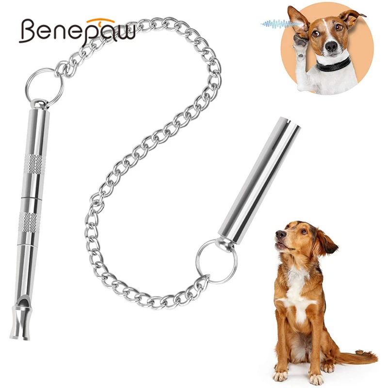 Benepaw プロの超音波犬の笛,調整可能なピッチ,効果的な吠え防止トレーニングデバイス,サイレントペットバークコントロール|犬笛| -  AliExpress